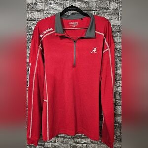 Columbia Alabama Red Quarter-Zip Pullover